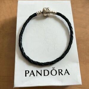 Black Braided Pandora Bracelet